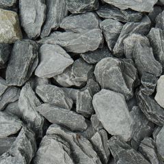 40mm Charcoal Slate Chippings Decorative Aggregate, 25KG