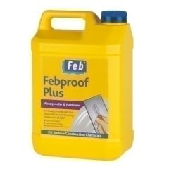 EverBuild Febproof Plus 5L - Waterproofer and Plasticiser