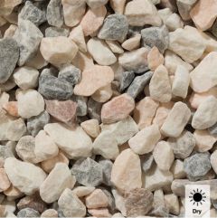 14-20mm Flamingo Gravel Chippings Decorative Aggregate, 50pack of 25KG Bags