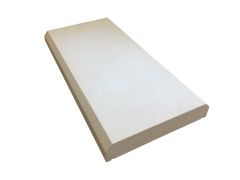 16  inch, 405mm Dry Cast Stone, Shallow Chamfered Flat Wall Coping Stone